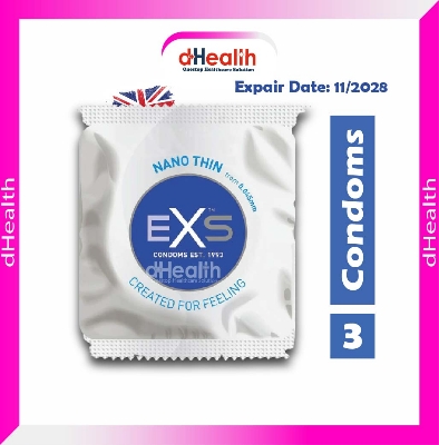 Picture of EXS Nano Thin Condom Single Pack 3pcs (Made in UK)