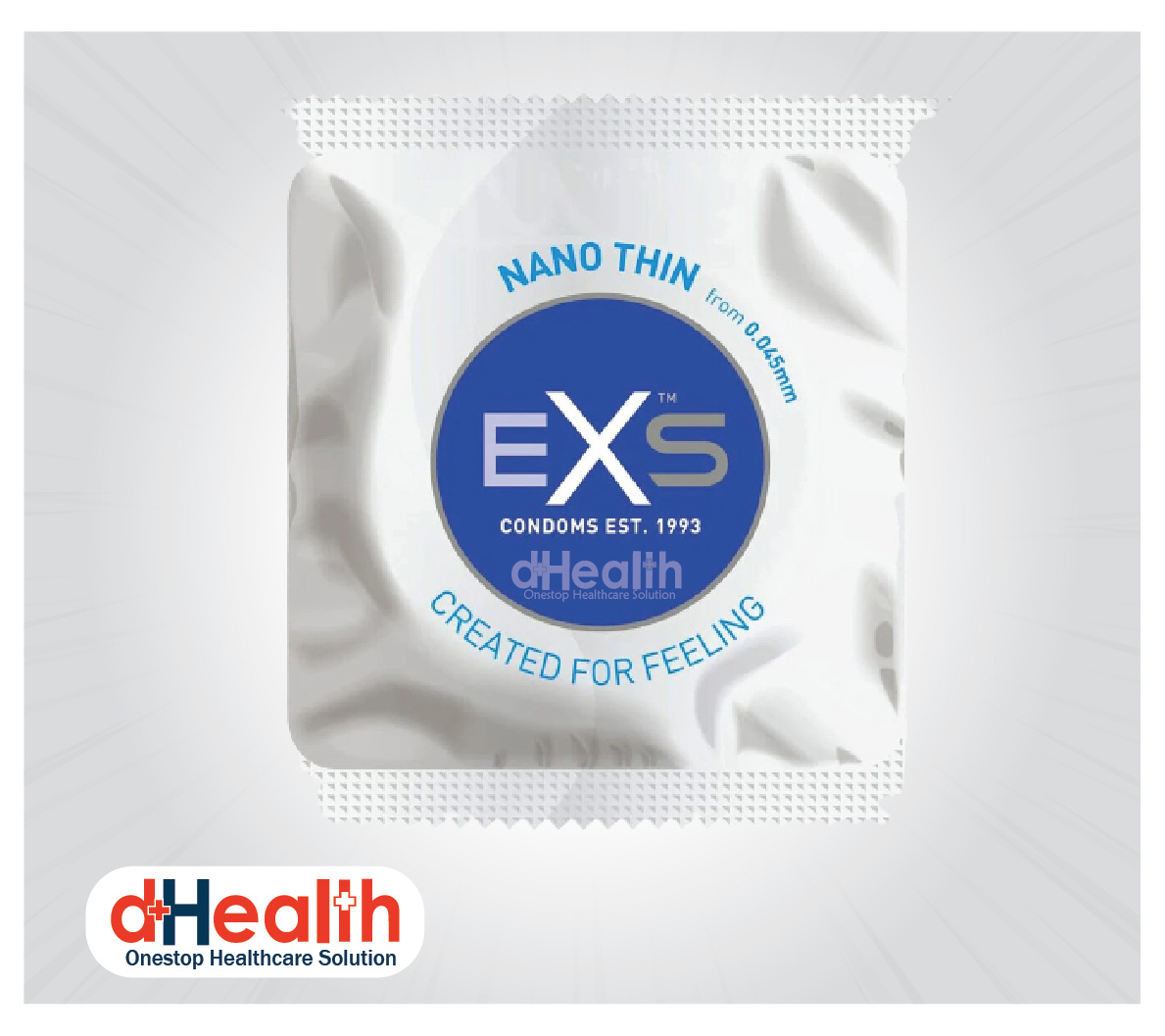 Picture of EXS Nano Thin Condom Single Pack 3pcs (Made in UK)