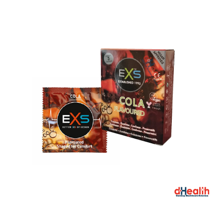 Picture of EXS Cola Flavoured Condom 2's Combo Pack 3x2=6pcs (Made in UK)