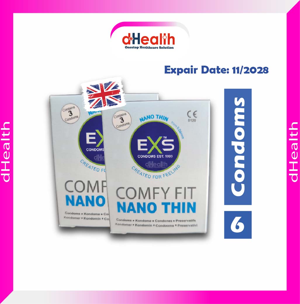 Picture of EXS Nano Thin Condom 2's Combo Pack (Made in UK)