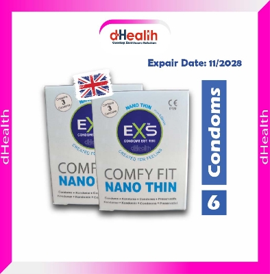 Picture of EXS Nano Thin Condom 2's Combo Pack (Made in UK)