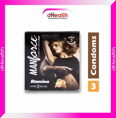 Picture of Manforce Stamina Orange Condom Single Pack