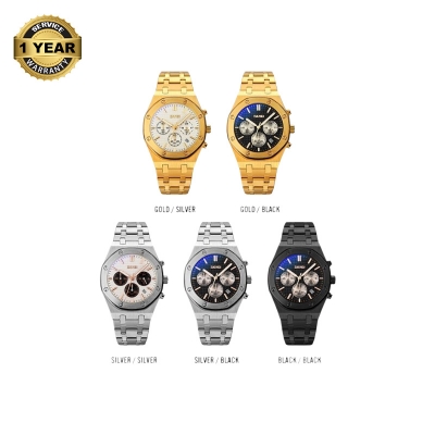 Picture of SKMEI 9296 Stainless Steel Fashion Business Luxury Chronograph Stopwatch Waterproof Quartz Watch For Men