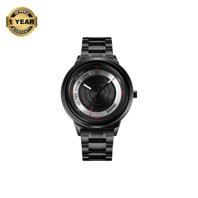 Picture of SKMEI 9267 Black Stainless Steel Analog Watch For Men - Black