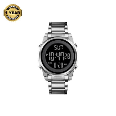 Picture of SKMEI 1611 Silver Stainless Steel Digital Watch For Unisex - Silver