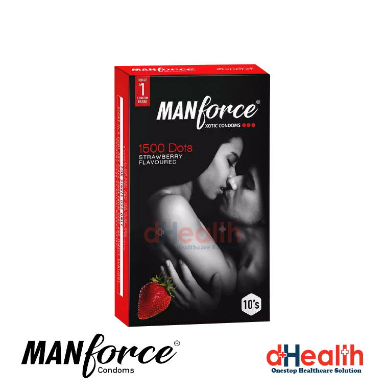 Picture of Manforce Super Litchi Dotted Condom Single pack