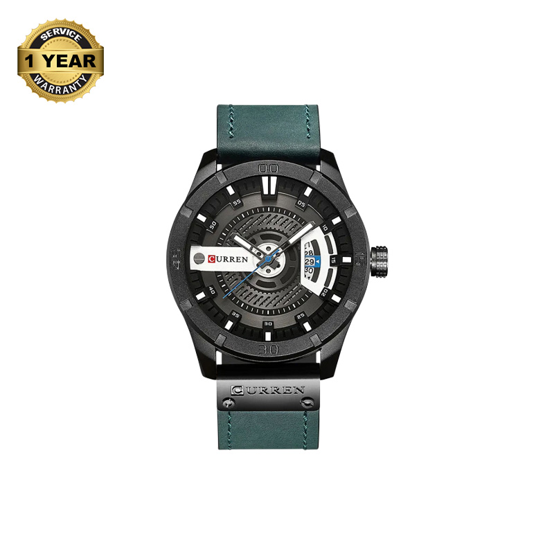 Picture of Curren 8301 - Blue Leather Analog Watch for Men