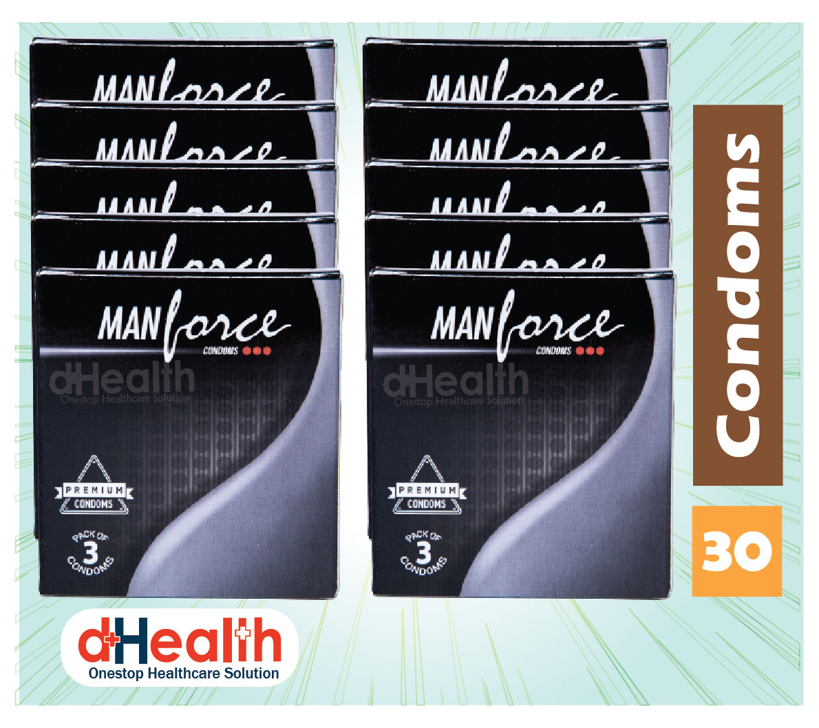 Picture of Manforce Premium Condom 10s Combo pack