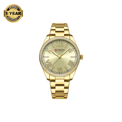 Picture of CURREN C9088 Golden Stainless Steel Analog Watch For Women - Golden