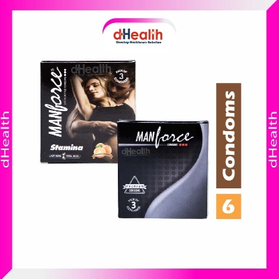 Picture of Manforce Premium 1 Pcs & Stamina 1 Pcs Condom Combo Pack (3x2 =6 pcs)