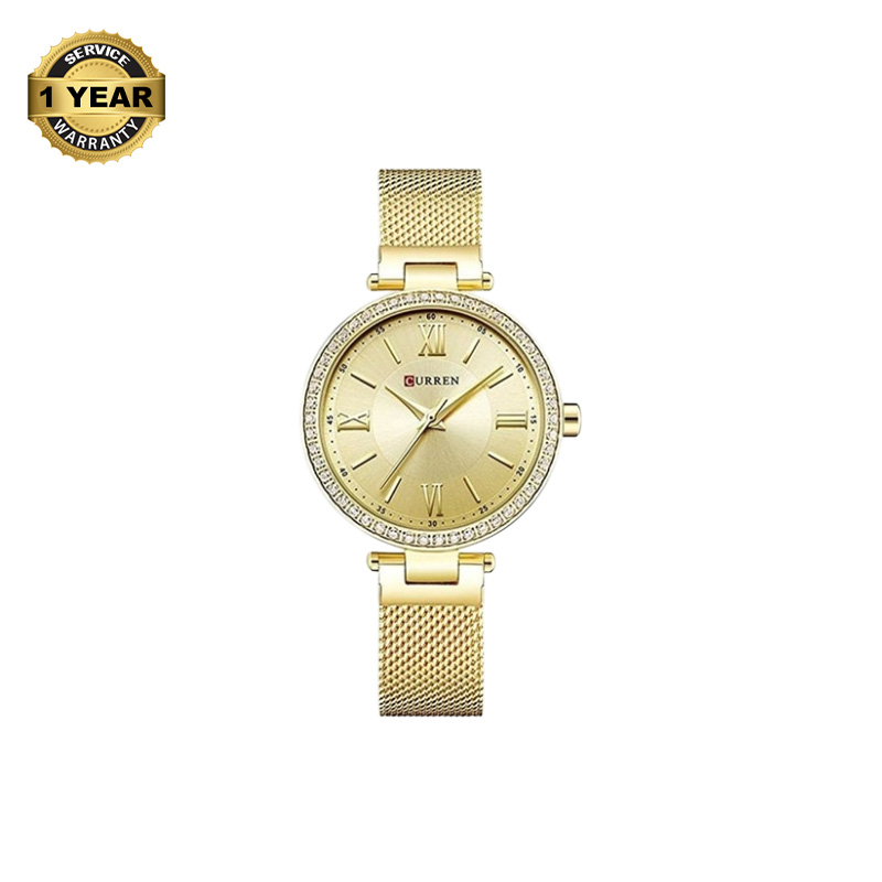 Picture of CURREN 9011 Mesh Stainless Steel Analog Watch For Women