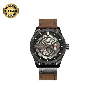 Picture of Curren 8301 - Chocolate Leather Analog Watch for Men
