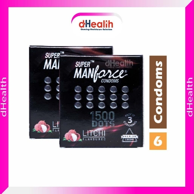 Picture of Manforce Super Litchi Dotted Condom 2's Combo pack (3x2=6 pcs)