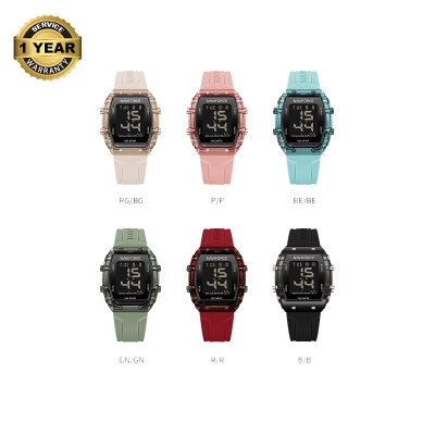 Picture of NAVIFORCE NF7102 Transparent Sports Waterproof LCD Digital Date Silicone Strap Electronic Watch For Unisex
