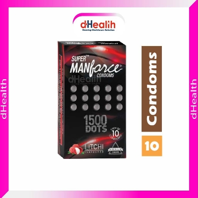 Picture of Manforce Super Litchi 1500 Dotted Condom 10 pcs