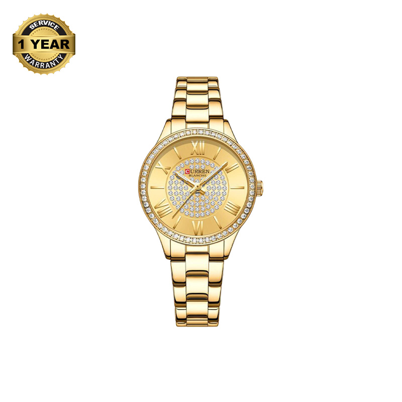 Picture of CURREN 9084 Golden Stainless Steel Analog Watch For Women - Golden
