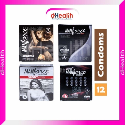 Picture of Manforce Premium 3s - Stamina 3s - Sunny & Super Litchi 1500 Dotted -12 pcs