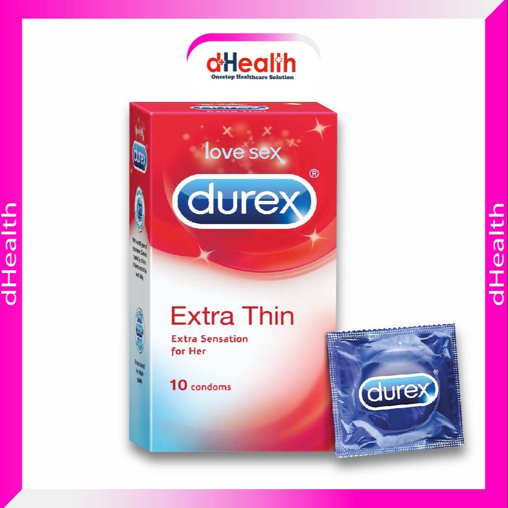 Picture of Durex Extra Thin Condom - 10Pcs Pack (India)