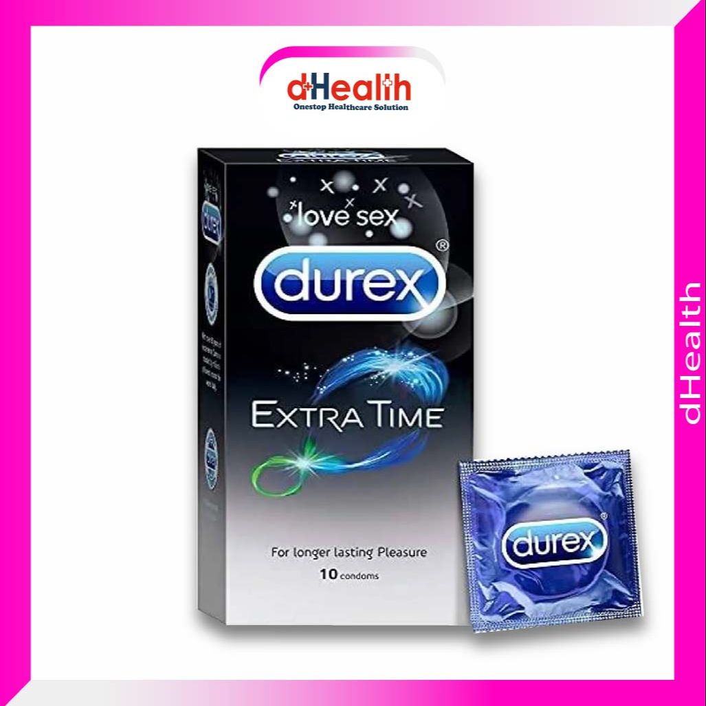 Picture of Durex Extra Time Condom - 10Pcs Pack (India)