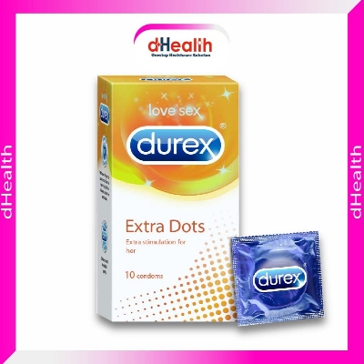 Picture of Durex Extra Dots Condom - 10 Pcs Pack (India)