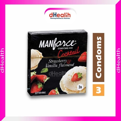 Picture of Manforce Cocktail 2280 Dotted Condom Single pack (3x1=3 pcs)