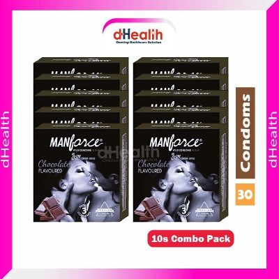 Picture of Manforce Chocolate Condom 10's Combo pack (3x10=30 pcs)