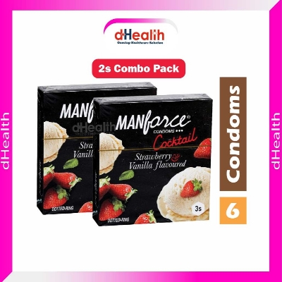 Picture of Manforce Cocktail 2280 Dotted Condom 2's Combo pack (3x2=6 pcs)
