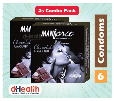 Picture of Eazy Jelly 50gm 1 Pc & Manforce Chocolate Condom 2 Pack (6pcs)