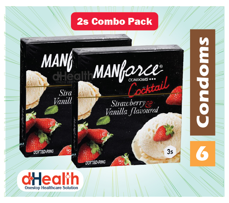 Picture of RY Jelly 30gm 1 Pc & Manforce Cocktail Condom 2 Pack (6pcs)
