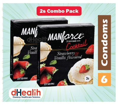 Picture of RY Jelly 30gm 1 Pc & Manforce Cocktail Condom 2 Pack (6pcs)