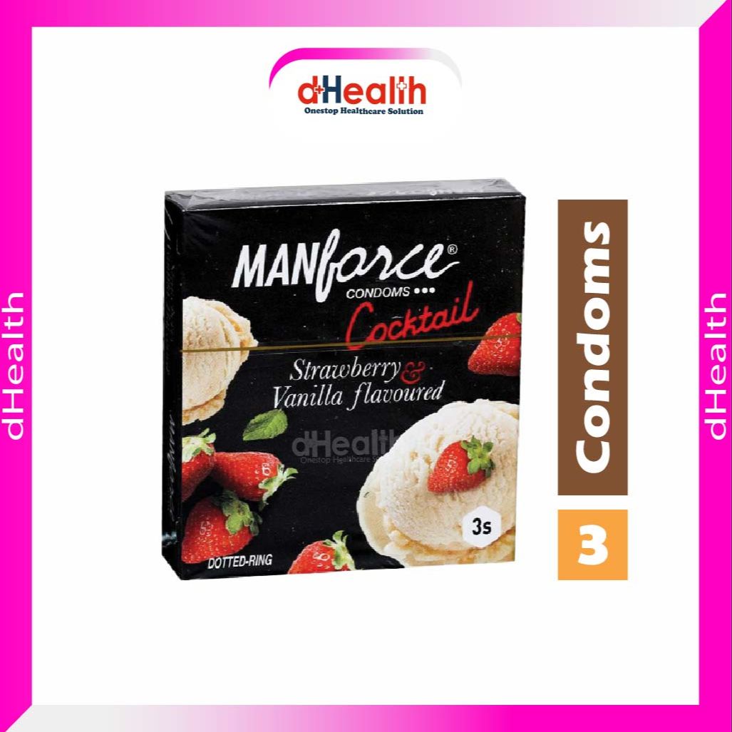 Picture of Manforce Cocktail 2280 Dotted Condom Single pack (3x1=3 pcs)