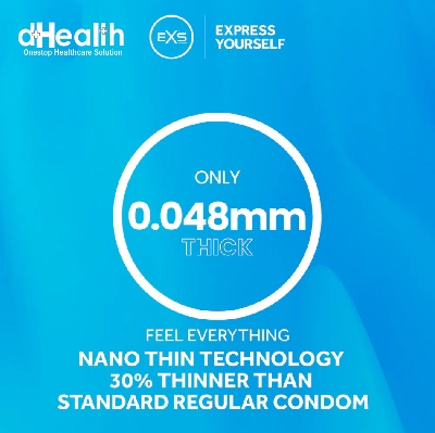 Picture of Eazy Jelly 50gm 1 Pc & EXS Nano Thin Condom 2 Pack (6pcs) Combo Pack