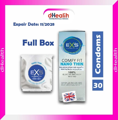 Picture of EXS Nano Thin Condom Full Box / 10's Pack 3x10=30pcs (Made in UK)