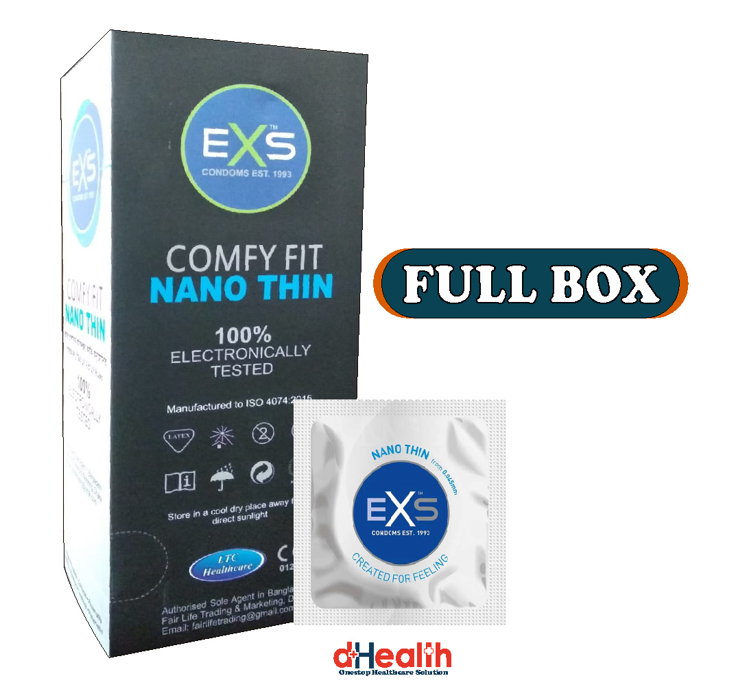 Picture of EXS Nano Thin Condom Full Box / 10's Pack 3x10=30pcs (Made in UK)
