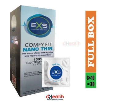 Picture of EXS Nano Thin Condom Full Box / 10's Pack 3x10=30pcs (Made in UK)