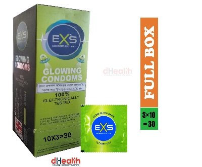 Picture of EXS Glow in the Dark Condom Full Box / 10's Pack 3x10=30pcs (Made in UK)