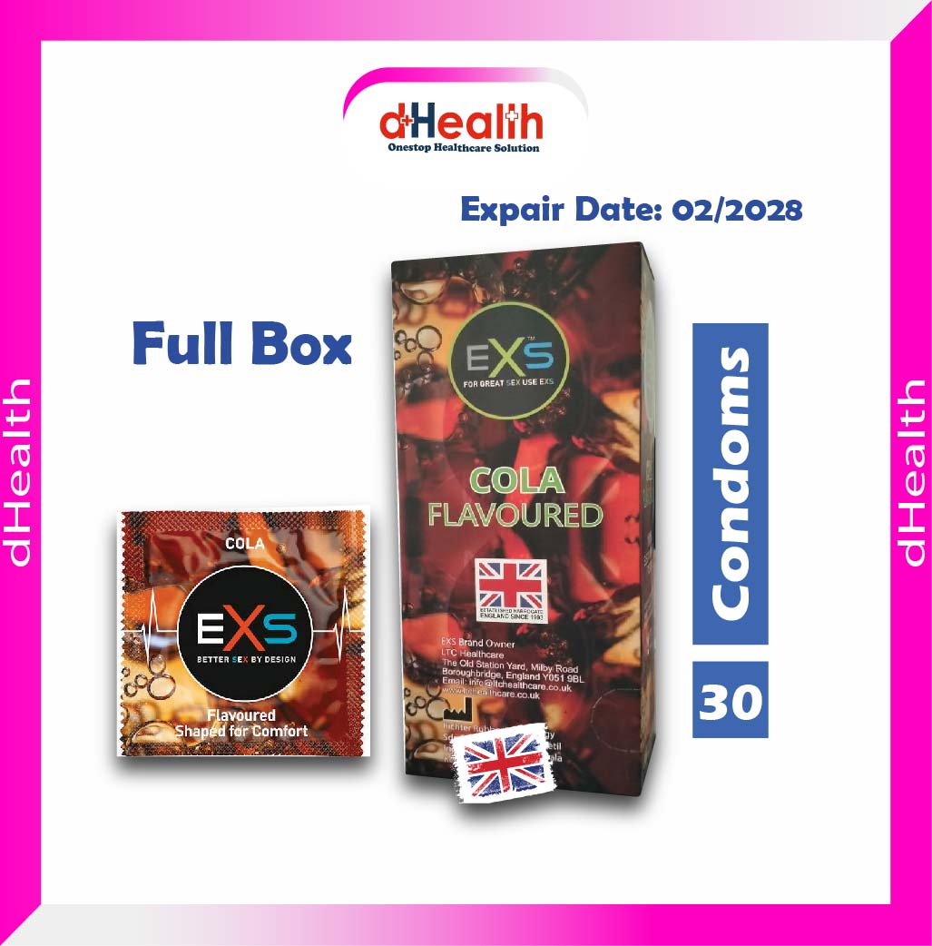 Picture of EXS Cola Flavoured Condom Full Box / 10's Pack 3x10=30pcs (Made in UK)