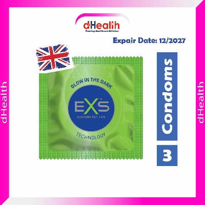 Picture of EXS Glow in the Dark Condom Single Pack