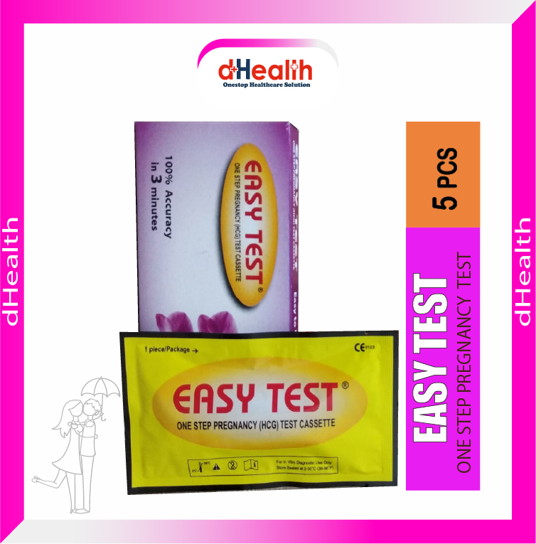 Picture of Easy Test Pregnancy Cassette / Easy Test Pregnancy Strip - 5 Pcs