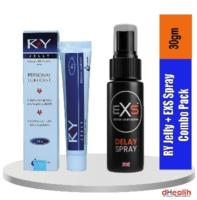 Picture of 1 RY Jelly 30gm & 1 EXS Delay Spray 50ml (UK) Combo Pack