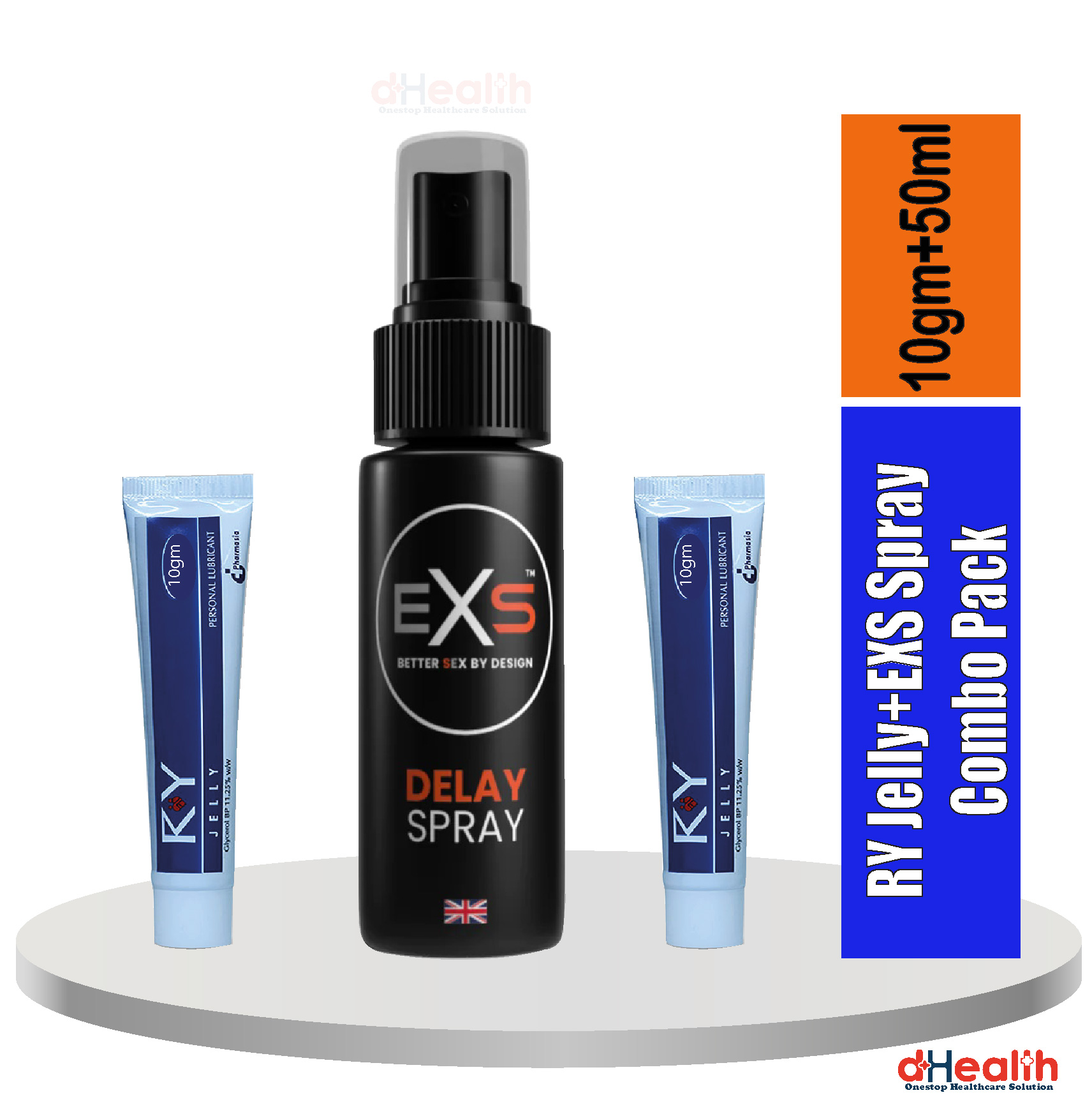 Picture of 2 RY Jelly 10gm & 1 EXS Spray 50ml (UK) Combo Pack