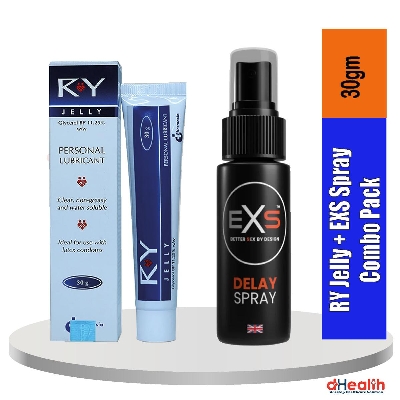 Picture of 1 RY Jelly 30gm & 1 EXS Delay Spray 50ml (UK) Combo Pack