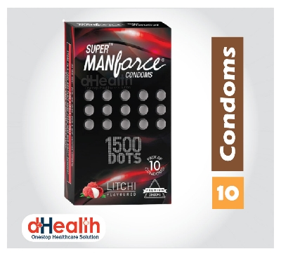 Picture of Condom & Long Lasting Delay Spray Combo - EXS Delay Spray 50ml & Manforce Chocolate Flavor Condom 10pcs