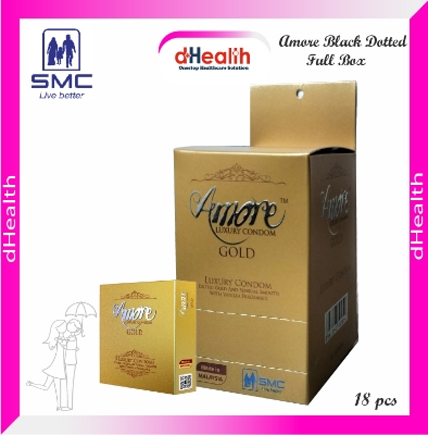 Picture of Amore Gold Luxury Condoms, Full Box (3x6=18pcs)