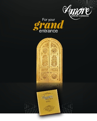 Picture of Amore Gold Luxury Condoms, Full Box (3x6=18pcs)