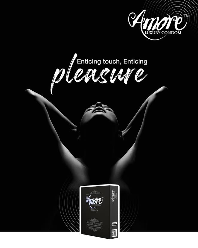 Picture of Amore Black Condoms, Single Pack (3x1=3pcs)