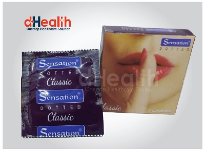 Picture of Sensation Dotted Classic Condom Single Pack (3x1=3)