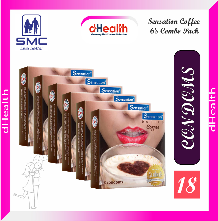 Picture of Sensation Dotted Coffee Condom 5,s Combo Pack (3x5=15)