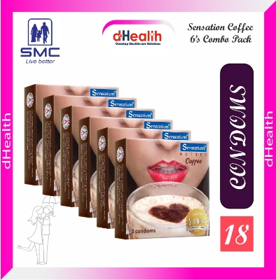 Picture of Sensation Dotted Coffee Condom 5,s Combo Pack (3x5=15)