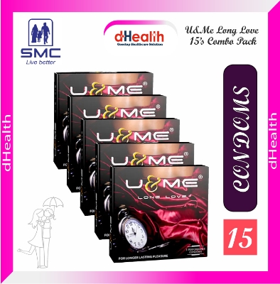 Picture of U & ME Long Love Condoms 5,s Combo Pack (3x5=15)